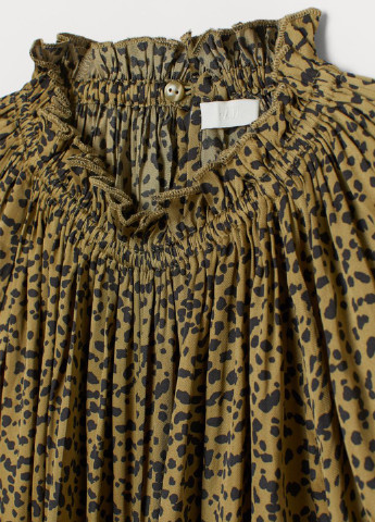 Оливковая (хаки) демисезонная блуза H&M