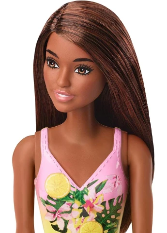Кукла Barbie Doll Brunette Wearing Swimsuit Барби брюнетка в купальнике (GHW39) Mattel (255665127)