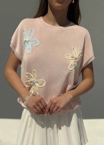 Світло-рожевий літній джемпер джемпер SHEIN