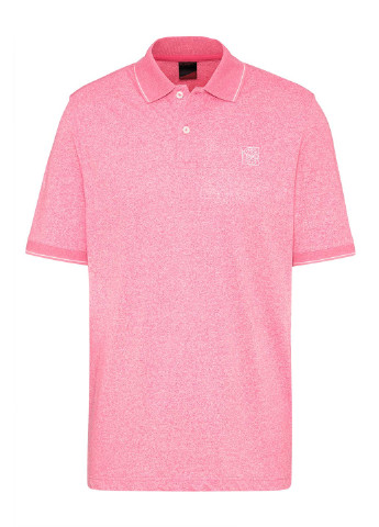 Розовая футболка-мужское поло розовый для мужчин Bugatti в полоску