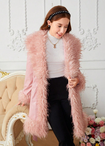 Розовая демисезонная куртка SHEIN