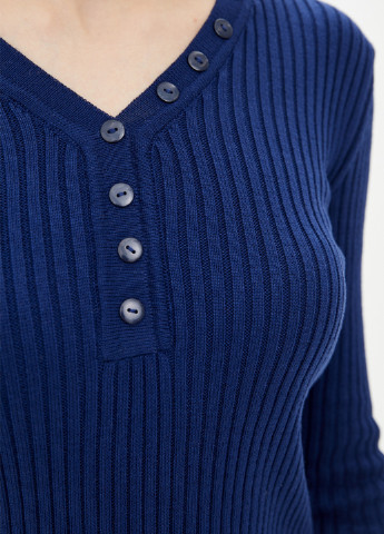 Темно-синий демисезонный пуловер Sewel