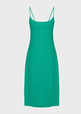 Зелена кежуал сукня з відкритою спиною PRPY однотонна