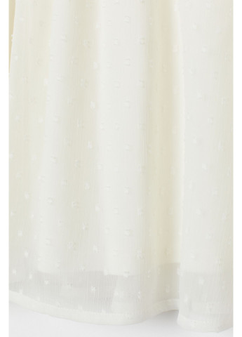 Белая кэжуал однотонная юбка H&M