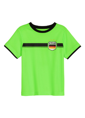 Салатова літня футболка H&M