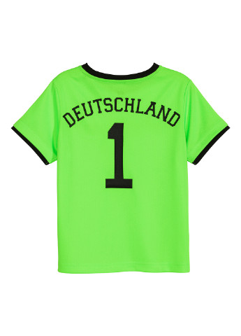 Салатова літня футболка H&M