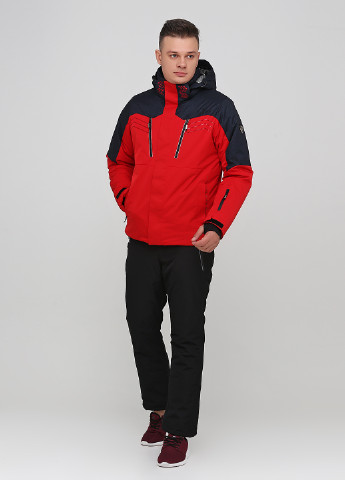 Красный зимний костюм лыжный (куртка, брюки) брючный Snowdream