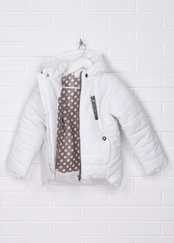 Белая зимняя куртка Одягайко