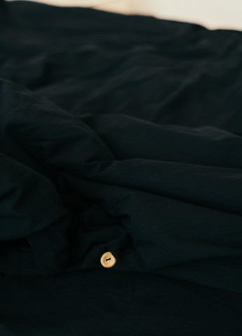 Комплект білизни із вареної бавовни Black (євро-максі) Leglo (253876240)
