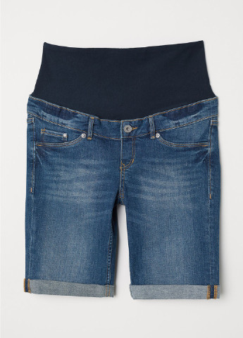 Шорти для вагітних H&M сині джинсові бавовна