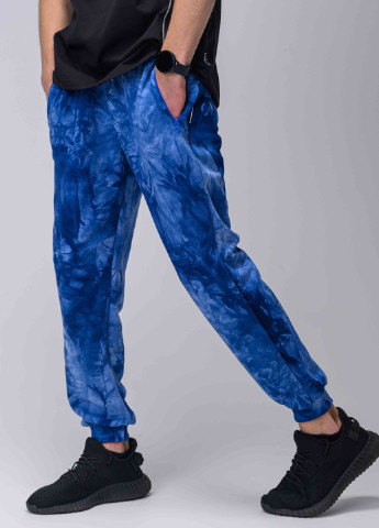 Синие спортивные демисезонные шаровары брюки Custom Wear