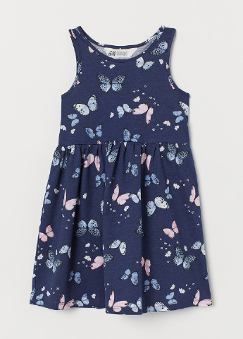 Тёмно-синее платье H&M (219288738)