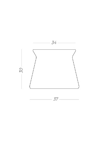 Захисні накладки для ніжок меблів квадратні силіконові, 3х3,7 см MVM (250019534)