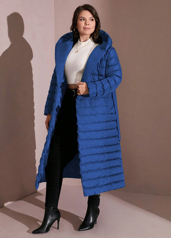 Темно-синя зимня куртка SHEIN