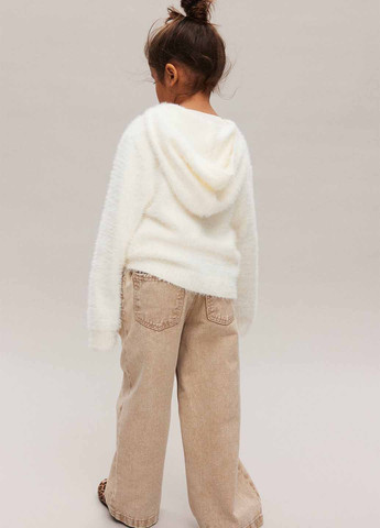 Бежевые демисезонные прямые джинсы H&M