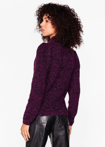 Фиолетовый зимний свитер Nasty Gal