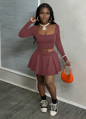 Костюм (топ, спідниця) SHEIN (339052574)