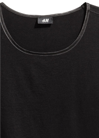 Черная футболка H&M