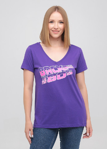 Фиолетовая летняя футболка Ripple Junction