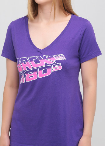Фиолетовая летняя футболка Ripple Junction