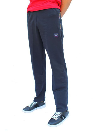 Темно-синие спортивные прямые брюки Paul & Shark