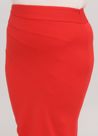Красная кэжуал однотонная юбка Asos карандаш