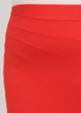 Красная кэжуал однотонная юбка Asos карандаш
