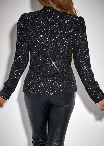 Чорна блуза SHEIN