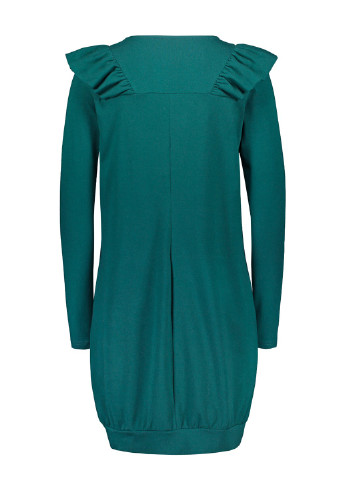Темно-зеленое кэжуал платье NOSH однотонное