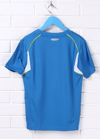 Голубая летняя футболка с коротким рукавом Rucanor