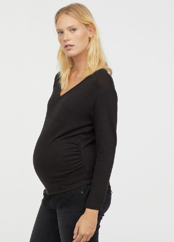 Черный демисезонный пуловер для беременных пуловер H&M