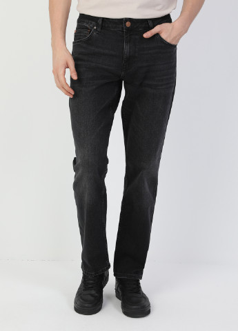 Темно-серые демисезонные зауженные джинсы 045 DAVID Colin's