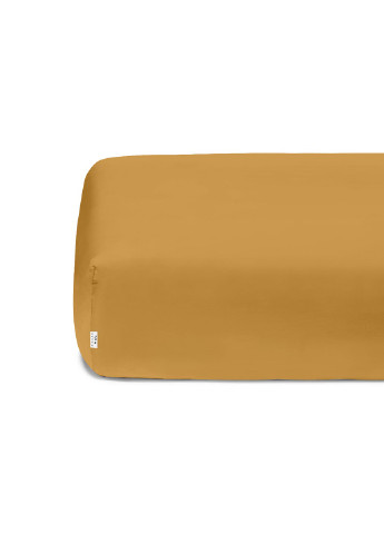 Комплект полуторної постільнї білизни на ризинці Delta Color Mustard 160x220 см (4822052081198) Cosas (251851697)