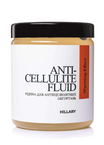 Набор Антицеллюлитные обертывания + жидкость с разогревающие эффектом Anti-cellulite Warming Effect (12 процедур) Hillary (253720259)