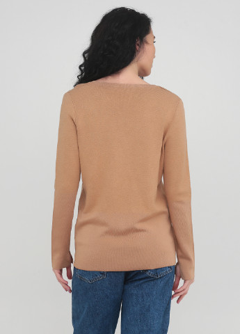 Светло-коричневый демисезонный пуловер пуловер C&A