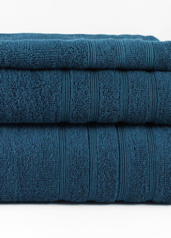 Рушник махровий New Wave, Bulgaria tex, PETROL, розмір 50x90 см, щільність 420 гр/м2 Bulgaria-Tex зелений