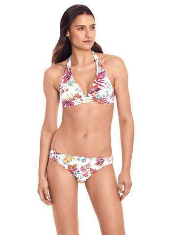 Белые купальные трусики с цветочным принтом Ralph Lauren