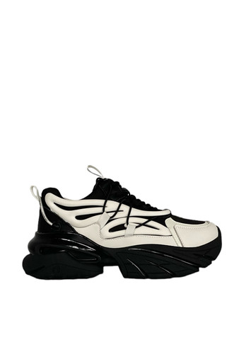 Черно-белые демисезонные кроссовки Lonza