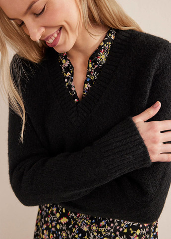 Чорний демісезонний пуловер пуловер Boden