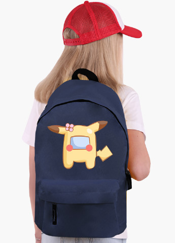 Детский рюкзак Амонг Ас Покемон Пікачу (Among Us Pokemon Pikachu) (9263-2419) MobiPrint (217075344)
