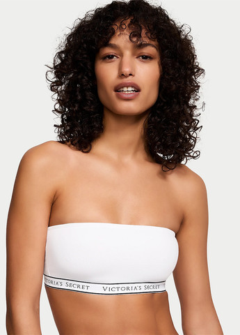 Белый демисезонный комплект (бюстгальтер, трусики) Victoria's Secret