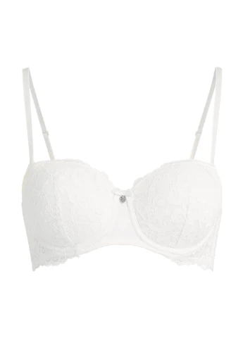 Білий балконет бюстгальтер Hunkemoller з кісточками поліамід
