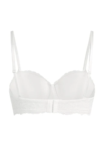 Білий балконет бюстгальтер Hunkemoller з кісточками поліамід