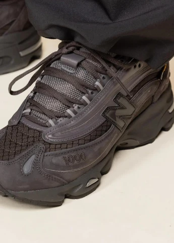 Чорні кросівки m1000nbb демісезон New Balance 1000 Cordura Black Cement