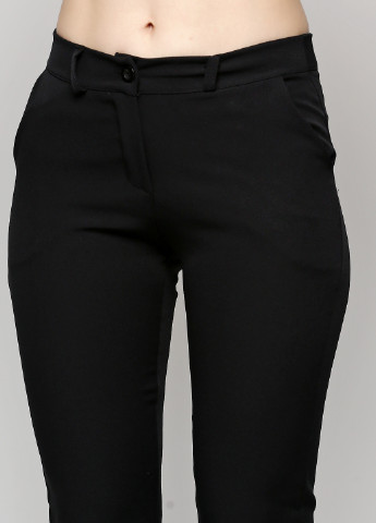 Черные кэжуал летние зауженные брюки LCK