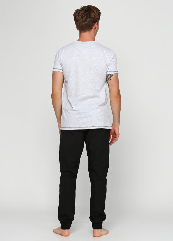 Светло-серый демисезонный комплект (футболка, брюки) Ipektenim