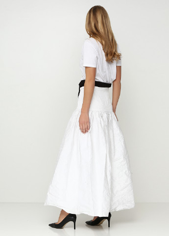 Белая кэжуал юбка H&M макси