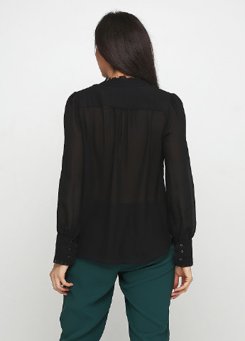 Черная демисезонная блуза Sinequanone
