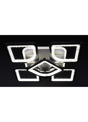Люстра потолочная LED с пультом A2281/4+1SQ-RGB-bk Черный 11х40х40 см. Sunnysky (253628878)