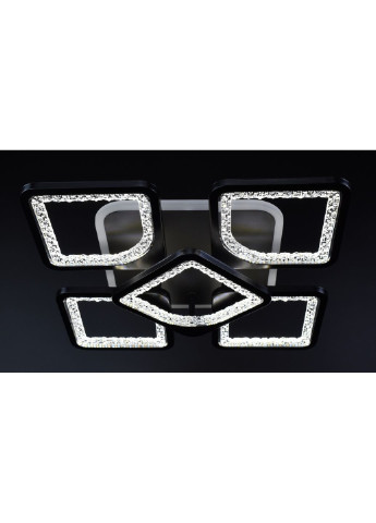 Люстра потолочная LED с пультом A2281/4+1SQ-RGB-bk Черный 11х40х40 см. Sunnysky (253628878)
